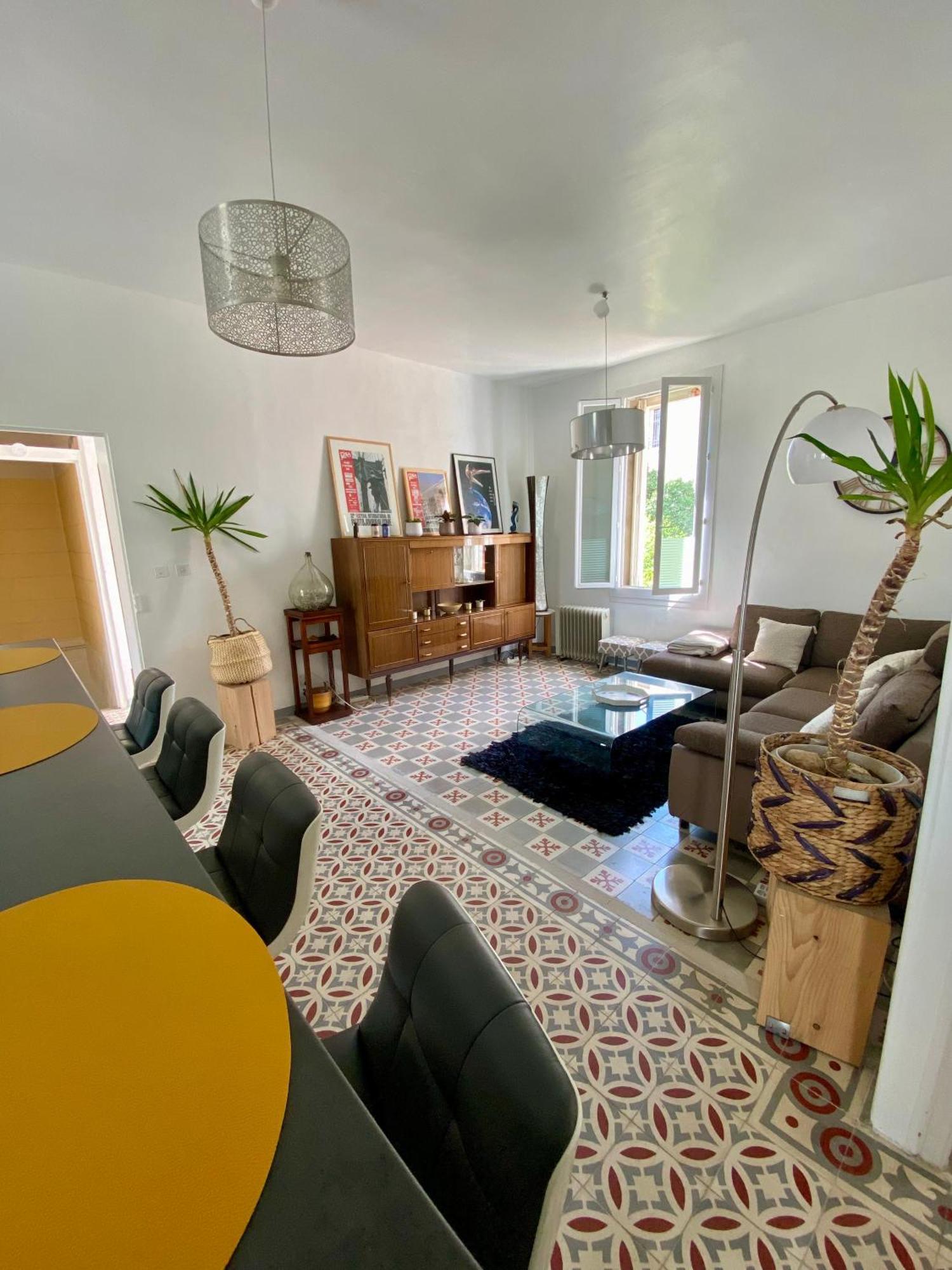 Grand Appartement En Centre Ville Avec Terrasse 佩皮尼昂 外观 照片